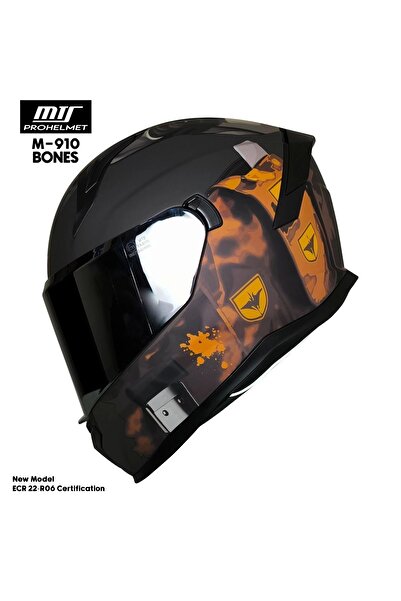 MTS -910 SNAKE KAPALI KASK (BONES)