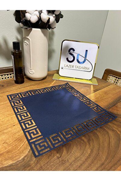 EHA LAZER Șervețele din piele artificială bleumarin 6 buc