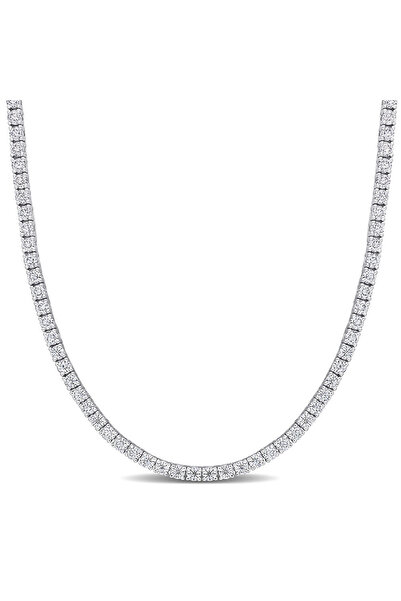 Silveranka 925 Ayar Gümüş Pırlanta Montür 3 Mm Su Yolu Kolye