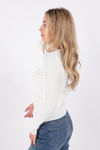 Fashion Friends 23k0288k1 Pulover de damă cu gât țesut