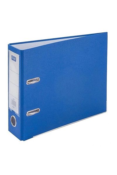 KRAF 1035 Plastic Telegraph Folder Wide Blue