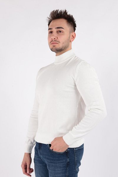 Cazador 3603-Fw Men's Half Fisherman Sweater