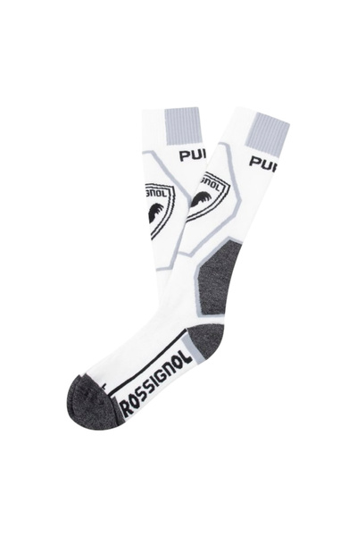 Rossignol جوارب W Pure Comfort للسيدات جوارب بيضاء للتزلج على الجليد للنساء ج...