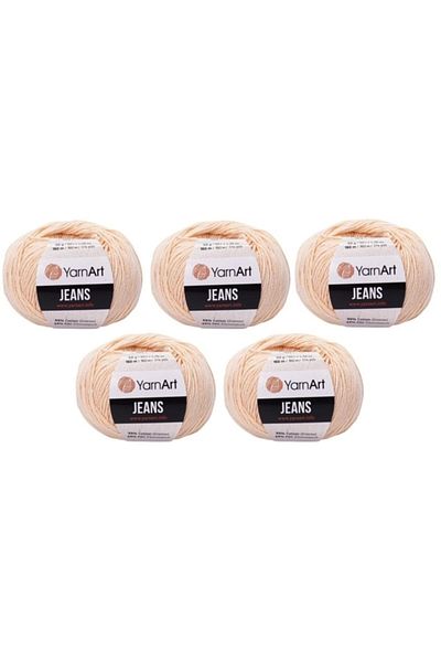 Yarnart Τζιν Amigurumi νήμα πλεξίματος 5 πακέτο 73 Χρώμα δέρματος Amigurumi Baby νήμα