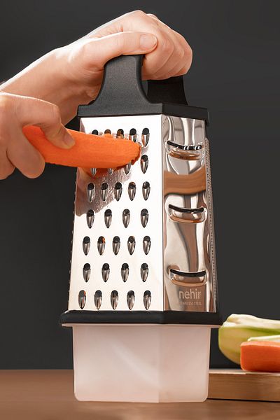Nehir Stainless Steel Hexagonal Bowl Grater