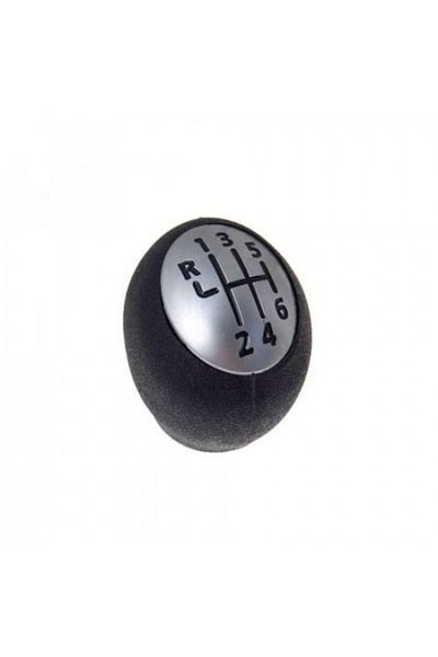 DEKAR Black Gear Shift Knob - 6 Advance Chrome Fluence-Megane III