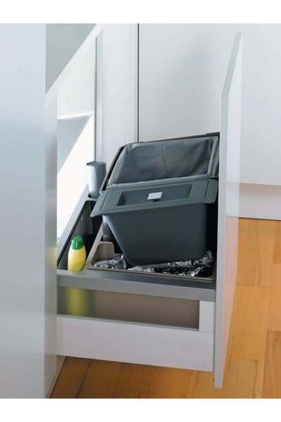 DİZAYNAKS Oeko Maxx Light Universal Çekmece İçi Çöp Kovası 60 Cm