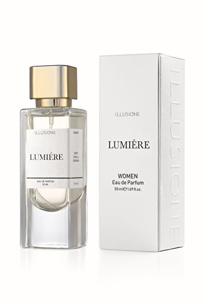 ILLUSIONE FRAGRANCE Lumiére Edp Kadın Parfüm 50ml | Şekerli-vanilya-gurme | Narenciye, Müge, Orkide, Misk