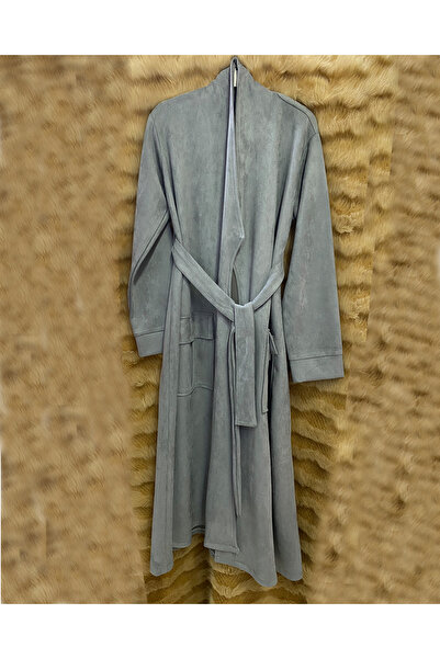 skycott Нюбък жіночий тренч - з поясом, без ґудзиків і блискавки