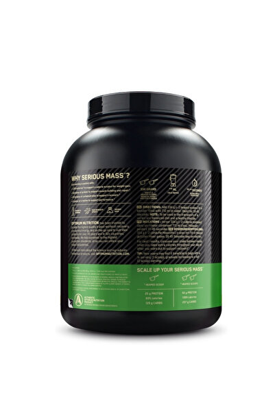 ON Optimum Nutrition Serious Mass Strawberry Flavored 2.73 8 Servings Amino Acid, Nutritional Support - Gold Shaker 2-Pack