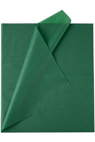 Sunalis Renkli Pelur Fıstık Yeşili Ve Koyu Yeşil 35x50 Cm (Hışır Kağıt) 10 ADET