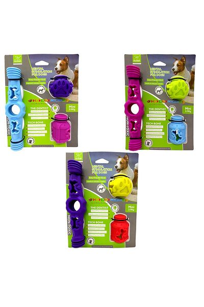 Nunbell 3-Piece Dog Educator Toy - S
