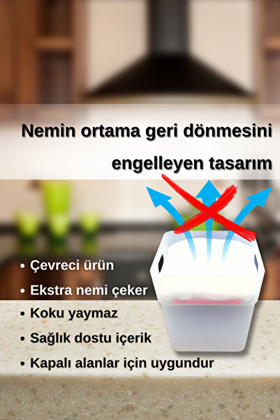 Supervalue Nem Alıcı Aparat Ve Toplam 200gr,2 Nem Alıcı Torba,rutubet Giderici,kokusuz,kapalı Alanlara Uygun