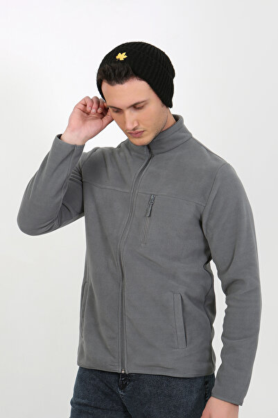 Genel Markalar 6019 Regular Fit Yumuşak Dokulu Kışlık Mikro Polar Hırka