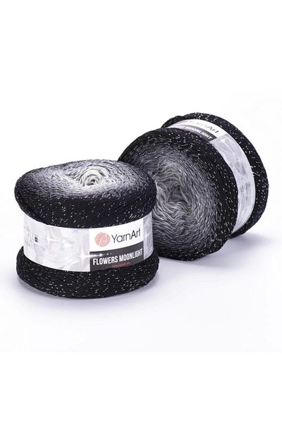 Yarnart Flowers Moonlight - Glittery Ebruli Πλεκτό στο χέρι -3253