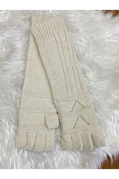 skycott Women's Long Arm Gloves Half Finger