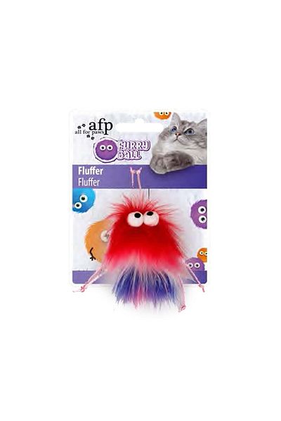 Orijin Furry Ball with Red Catnip - 15x8x3.5 Cm