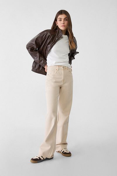 Stradivarius D92 straight wide jeans