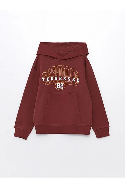 LC Waikiki Lcw Kids Comfortable Fit Hooded Boy Sweatshirt