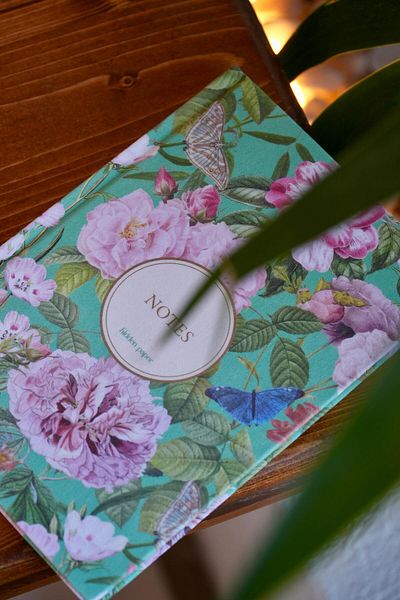 hiddenpaperco Floral Cloth Hardcover Notebook / Lined