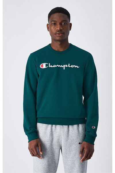 Champion Champion Herren Sweatshirt -  Crewneck Sweatshirt, Langarm, Logo, einfarbig