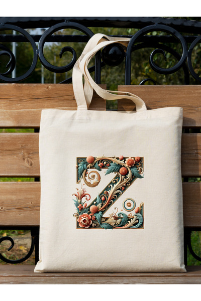 Cemira Unisex Retro Pinterst Z Letter Design Υφασμάτινη τσάντα - Y2 Tote Bag Gift Bag