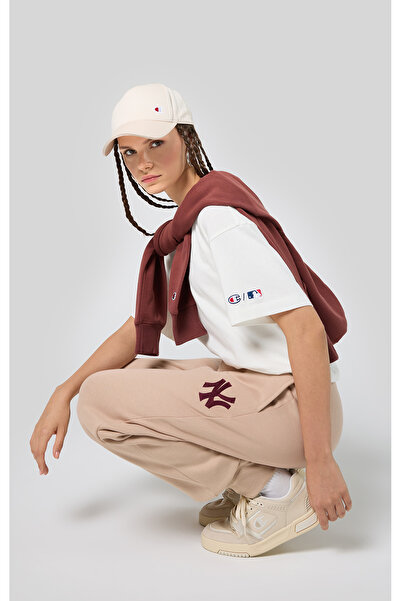 Champion MLB Rib Cuff Pants Kahverengi Kadın Eşofman Altı-117510-MS079