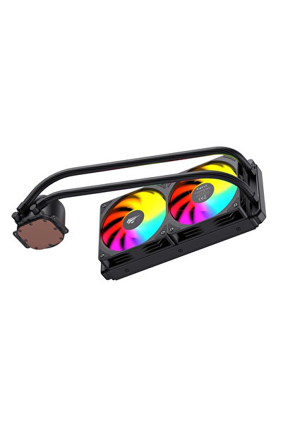 Havit مبرد سائل للمعالج Gamenote F2001 مقاس 240 مم باللون الأسود - متوافق مع AM5 وIntel LGA1700