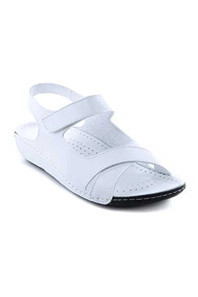 Muya Alula Anatomical Sole Lightweight Women's Sandals - White-Black - 37