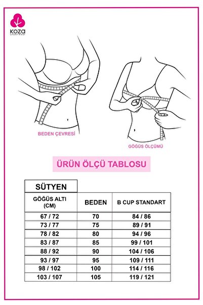 koza iç giyim Woman's Ribbed Button Detailed Bustier