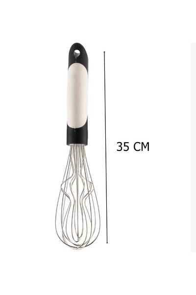 EbruliHomeArt 35 cm Silicone Handle - Whisk