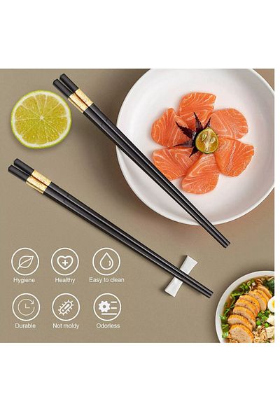 Rainbow Japanese Style 4 Cornered Antibacterial Copstic Set 5 Pairs