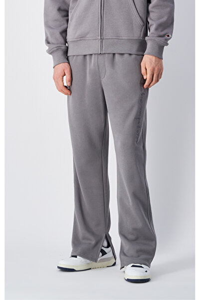 Champion Script Shop Straight Hem Pants Gri Erkek Eşofman Altı - 220315-ES072