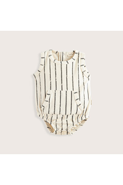 Chakra بدلة للجسم مخططة من Golden Hour Ecru