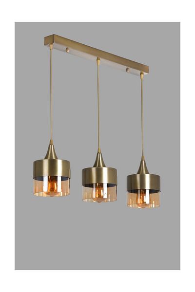 Lumexx SAHRA 3-Piece Row Pendant Lamp Antique Set