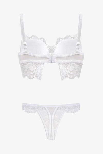 koza iç giyim Lacy Tulle Bra Set