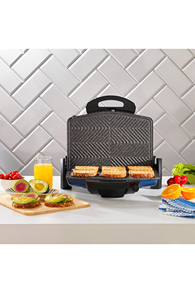 Schafer Grill Chef Tost Makinesi-Mavi