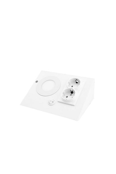 AC AYDINLATMA 3W White - Double Socket, 3200K Yellow Light Lighting Workbench