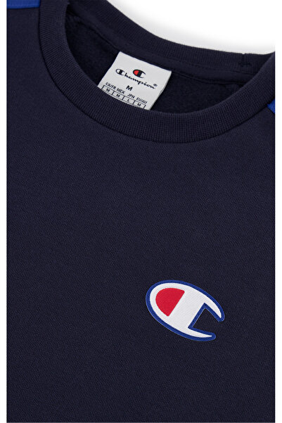 Champion Retro Sport Crewneck Sweatshirt Lacivert Erkek Sweatshirt
