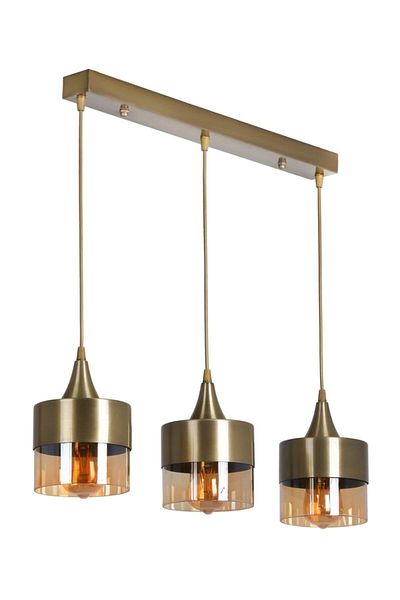 Lumexx SAHRA 3-Piece Row Pendant Lamp Antique Set