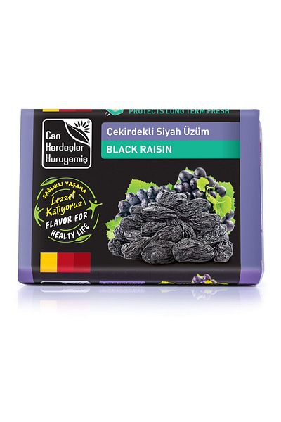 Can Kardeşler Kuruyemiş Black Grapes with Seeds 300 g