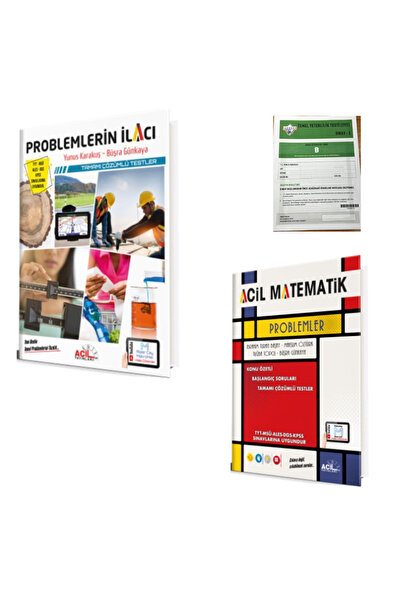Acil Yayınları Acil Matematik Problemler  ve  Problemin İlacı + TYT Deneme