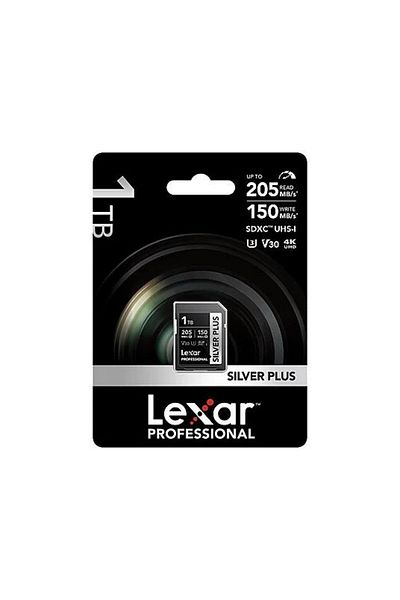 Lexar Cmllashop 1Tb Silver Plus 205Mb 4K V30 Uhsi Sd Memory Card 542093