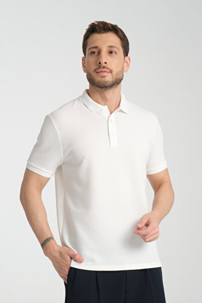 Frappoli Ανδρική κλασική εφαρμογή με εύκαμπτο πλεκτό γιακά πόλο