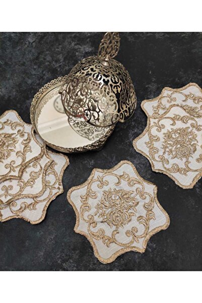 Çt Çeyizci Tekstil منديل العرض، منديل الكوكتيل، حامل العرض الجانبي للقهوة، ال...