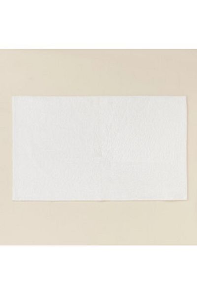 Chakra Bamboo Solid Bath Mat 70x130 Cm White