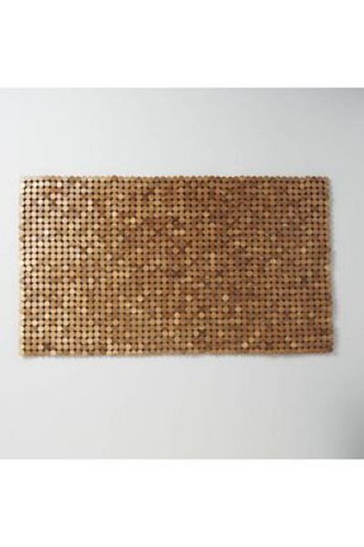 Chakra Gomez Wooden Mat Beige
