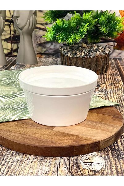 ACAR Bianco Perla Oven Dish with Lid
