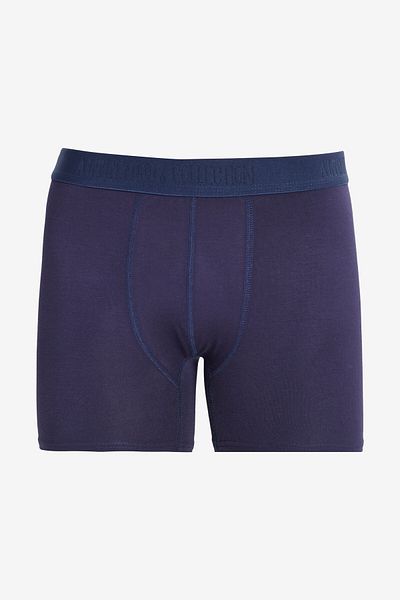 ALTINYILDIZ CLASSICS Ανδρικό Premium βαμβακερό Navy Blue 2 τεμαχίων Standard Fit Κανονική κοπή με μοτίβο εύκαμπτο πακέτο μπόξερ