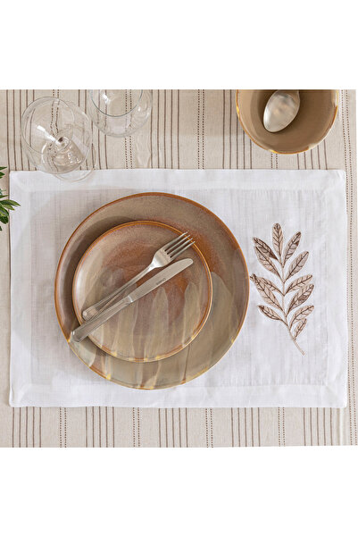 Chakra Feuille Amerikan Servisi 35x50 cm Beyaz